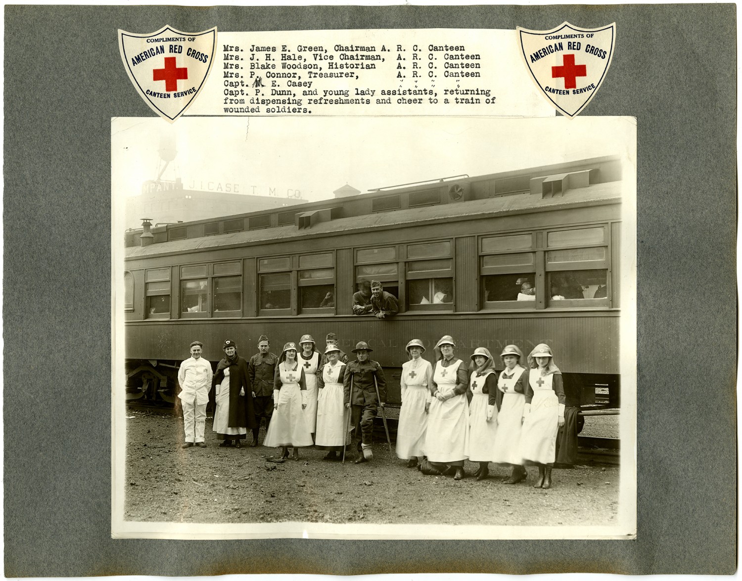 1910-1920 Red Cross Canteen Vintage Photograph 8.5" x 11" Reprint 